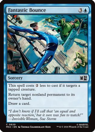 Fantastic Bounce (MSC - Commander: Marvel Super Heroes Foil)