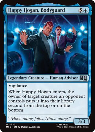 Happy Hogan, Bodyguard (MSC - Commander: Marvel Super Heroes Foil)