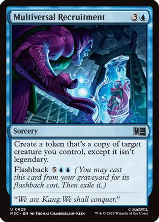 Multiversal Recruitment (MSC - Commander: Marvel Super Heroes Foil)
