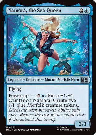 Namora, the Sea Queen (MSC - Commander: Marvel Super Heroes)