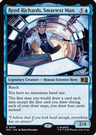 Reed Richards, Smartest Man (MSC - Commander: Marvel Super Heroes Foil)