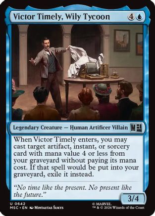 Victor Timely, Wily Tycoon (MSC - Commander: Marvel Super Heroes Foil)