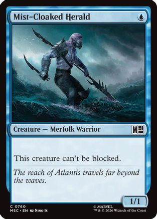 Mist-Cloaked Herald (MSC - Commander: Marvel Super Heroes Foil)