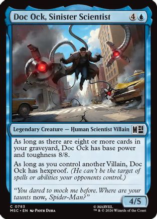 Doc Ock, Sinister Scientist (MSC - Commander: Marvel Super Heroes Foil)