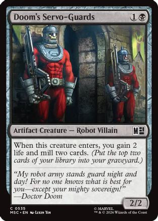 Doom's Servo-Guards (MSC - Commander: Marvel Super Heroes)