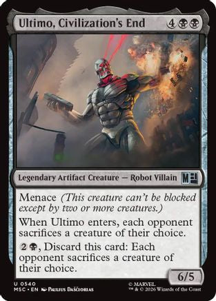 Ultimo, Civilization's End (MSC - Commander: Marvel Super Heroes Foil)