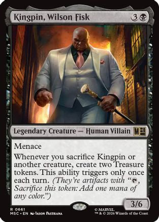 Kingpin, Wilson Fisk (MSC - Commander: Marvel Super Heroes)
