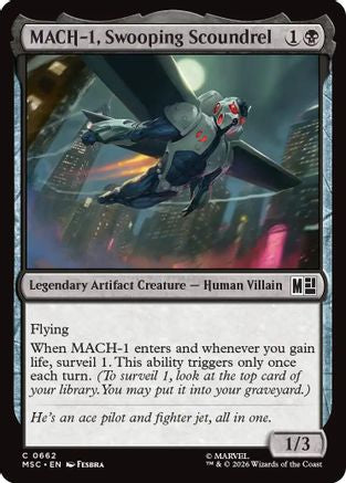 MACH-1, Swooping Scoundrel (MSC - Commander: Marvel Super Heroes)