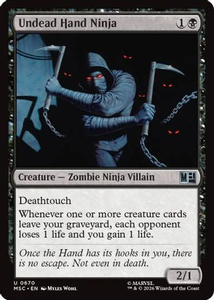 Undead Hand Ninja (MSC - Commander: Marvel Super Heroes)