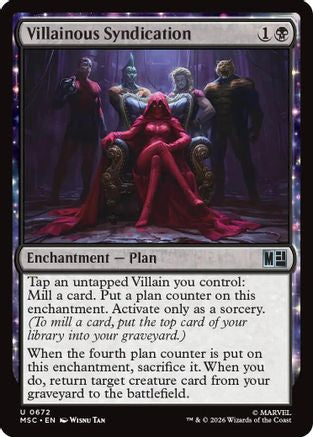 Villainous Syndication (MSC - Commander: Marvel Super Heroes)