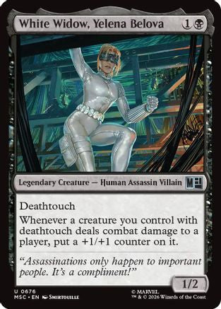 White Widow, Yelena Belova (MSC - Commander: Marvel Super Heroes)