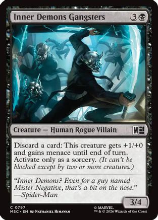 Inner Demons Gangsters (MSC - Commander: Marvel Super Heroes)