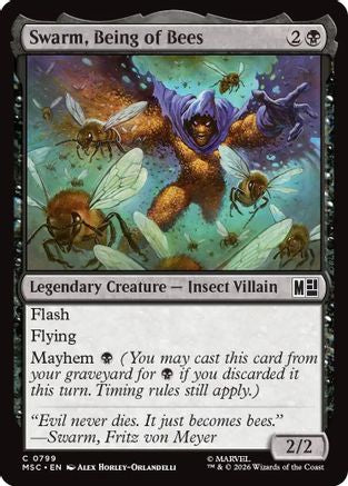 Swarm, Being of Bees (MSC - Commander: Marvel Super Heroes Foil)