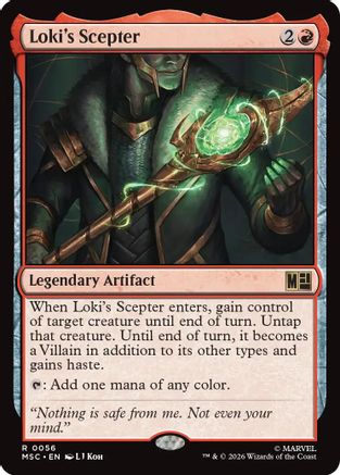 Loki's Scepter (MSC - Commander: Marvel Super Heroes Foil)