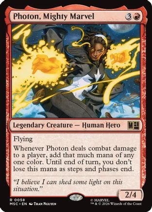Photon, Mighty Marvel (MSC - Commander: Marvel Super Heroes)