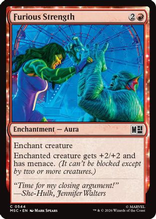 Furious Strength (MSC - Commander: Marvel Super Heroes)