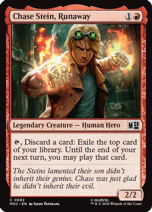 Chase Stein, Runaway (MSC - Commander: Marvel Super Heroes Foil)