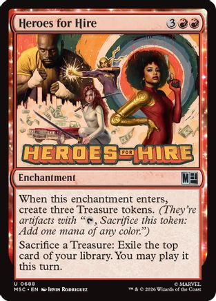 Heroes for Hire (MSC - Commander: Marvel Super Heroes Foil)