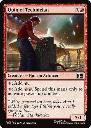 Quinjet Technician (MSC - Commander: Marvel Super Heroes Foil)