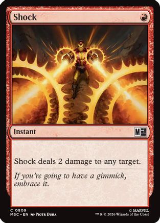 Shock (MSC - Commander: Marvel Super Heroes Foil)