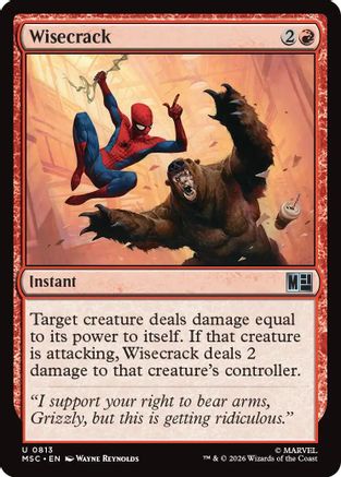Wisecrack (MSC - Commander: Marvel Super Heroes Foil)