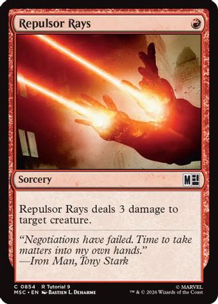 Repulsor Rays (MSC - Commander: Marvel Super Heroes)