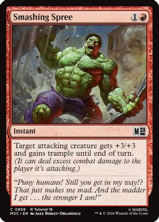 Smashing Spree (0856) (MSC - Commander: Marvel Super Heroes)