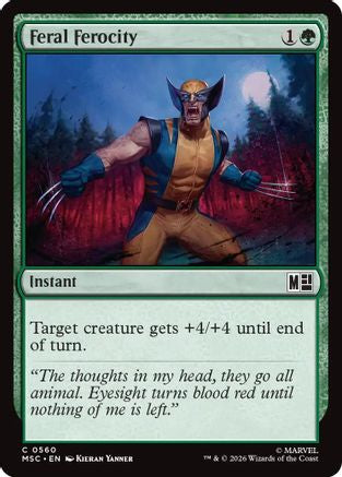 Feral Ferocity (MSC - Commander: Marvel Super Heroes)