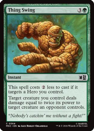 Thing Swing (MSC - Commander: Marvel Super Heroes Foil)