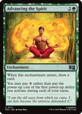 Advancing the Spirit (MSC - Commander: Marvel Super Heroes)