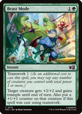 Beast Mode (MSC - Commander: Marvel Super Heroes)