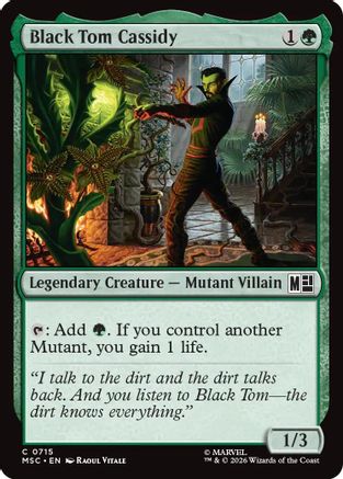 Black Tom Cassidy (MSC - Commander: Marvel Super Heroes Foil)