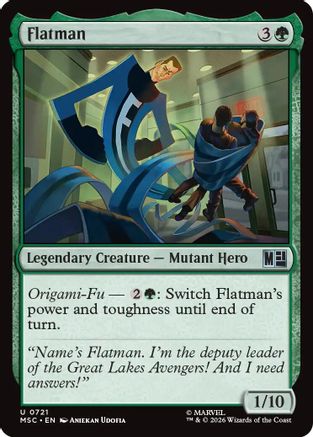 Flatman (MSC - Commander: Marvel Super Heroes Foil)