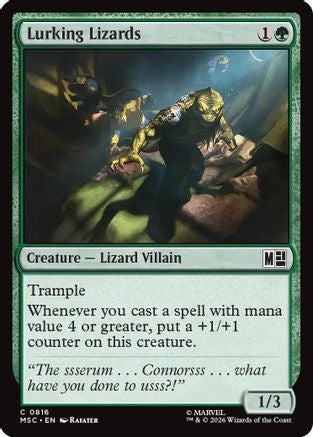 Lurking Lizards (MSC - Commander: Marvel Super Heroes)