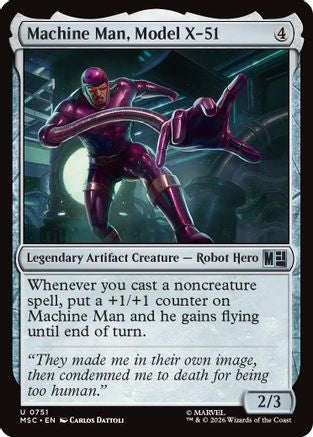 Machine Man, Model X-51 (MSC - Commander: Marvel Super Heroes)