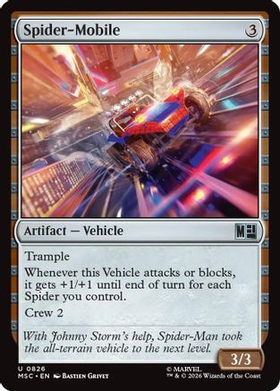 Spider-Mobile (MSC - Commander: Marvel Super Heroes)