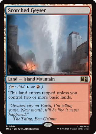 Scorched Geyser (MSC - Commander: Marvel Super Heroes)