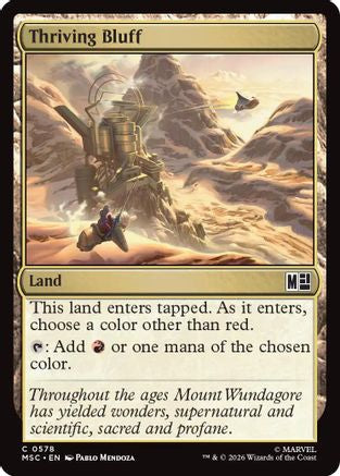 Thriving Bluff (MSC - Commander: Marvel Super Heroes Foil)