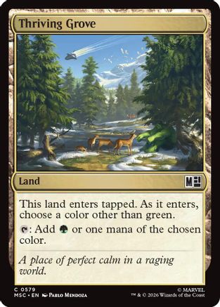 Thriving Grove (MSC - Commander: Marvel Super Heroes Foil)