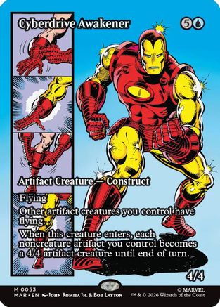 Cyberdrive Awakener (Borderless) (MAR - Marvel Universe Eternal-Legal Foil)