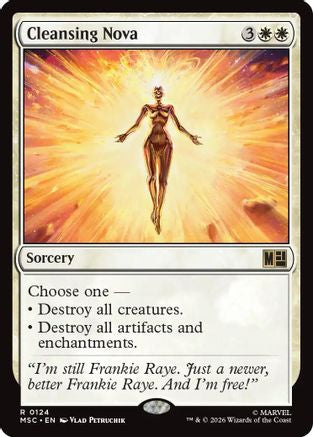 Cleansing Nova (MSC - Commander: Marvel Super Heroes)