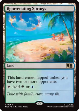 Rejuvenating Springs (Surge Foil) (MSC - Commander: Marvel Super Heroes Foil)