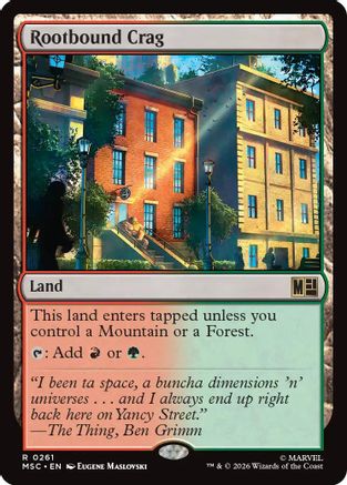 Rootbound Crag (MSC - Commander: Marvel Super Heroes)