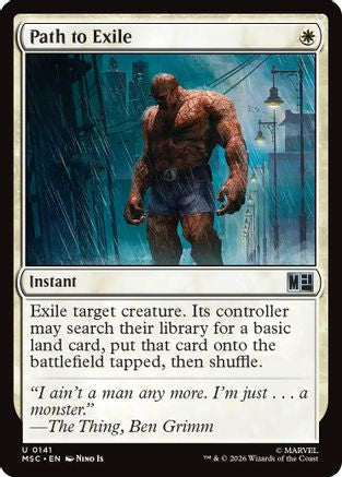 Path to Exile (Surge Foil) (MSC - Commander: Marvel Super Heroes Foil)