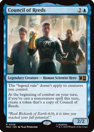 Council of Reeds (Surge Foil) (MSC - Commander: Marvel Super Heroes Foil)