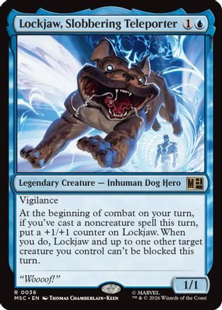 Lockjaw, Slobbering Teleporter (MSC - Commander: Marvel Super Heroes)