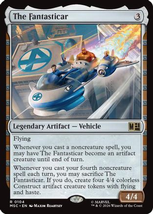 The Fantasticar (MSC - Commander: Marvel Super Heroes)