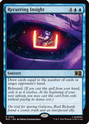 Recurring Insight (MSC - Commander: Marvel Super Heroes)
