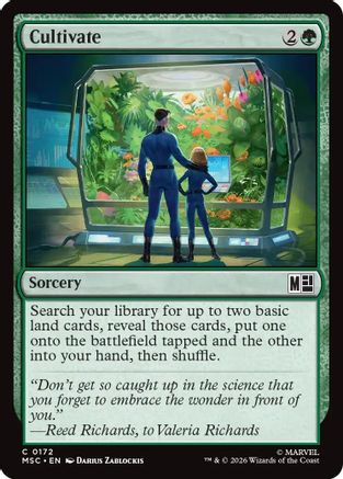 Cultivate (Surge Foil) (MSC - Commander: Marvel Super Heroes Foil)