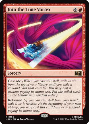 Into the Time Vortex (MSC - Commander: Marvel Super Heroes)
